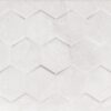 Zdjęcie Ceramika Końskie Braga white hexagon połysk płytka ścienna 75×25