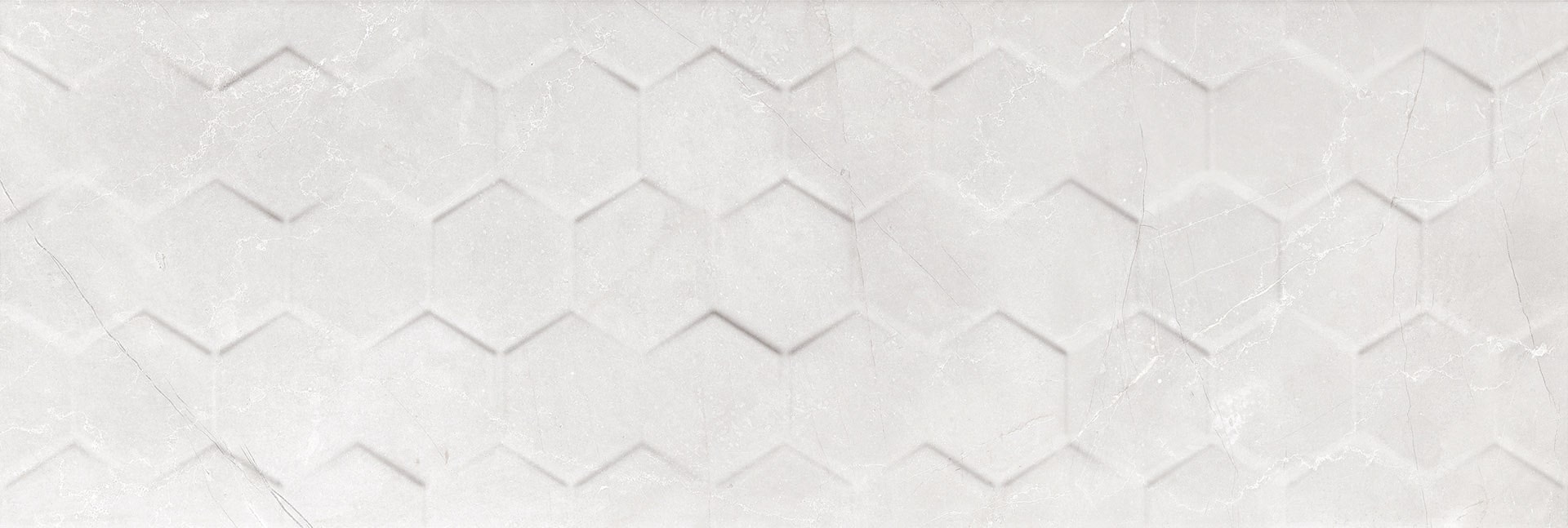 Zdjęcie Ceramika Końskie Braga white hexagon połysk płytka ścienna 75×25